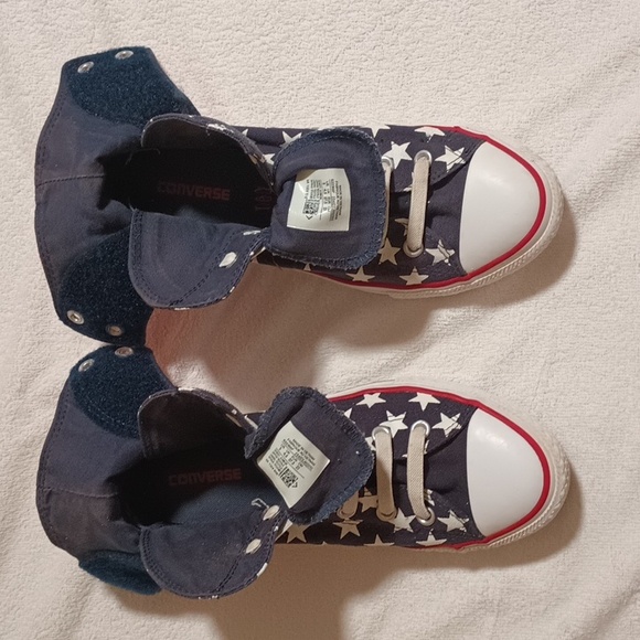 Converse Flag high tops sz 5 - Picture 2 of 9
